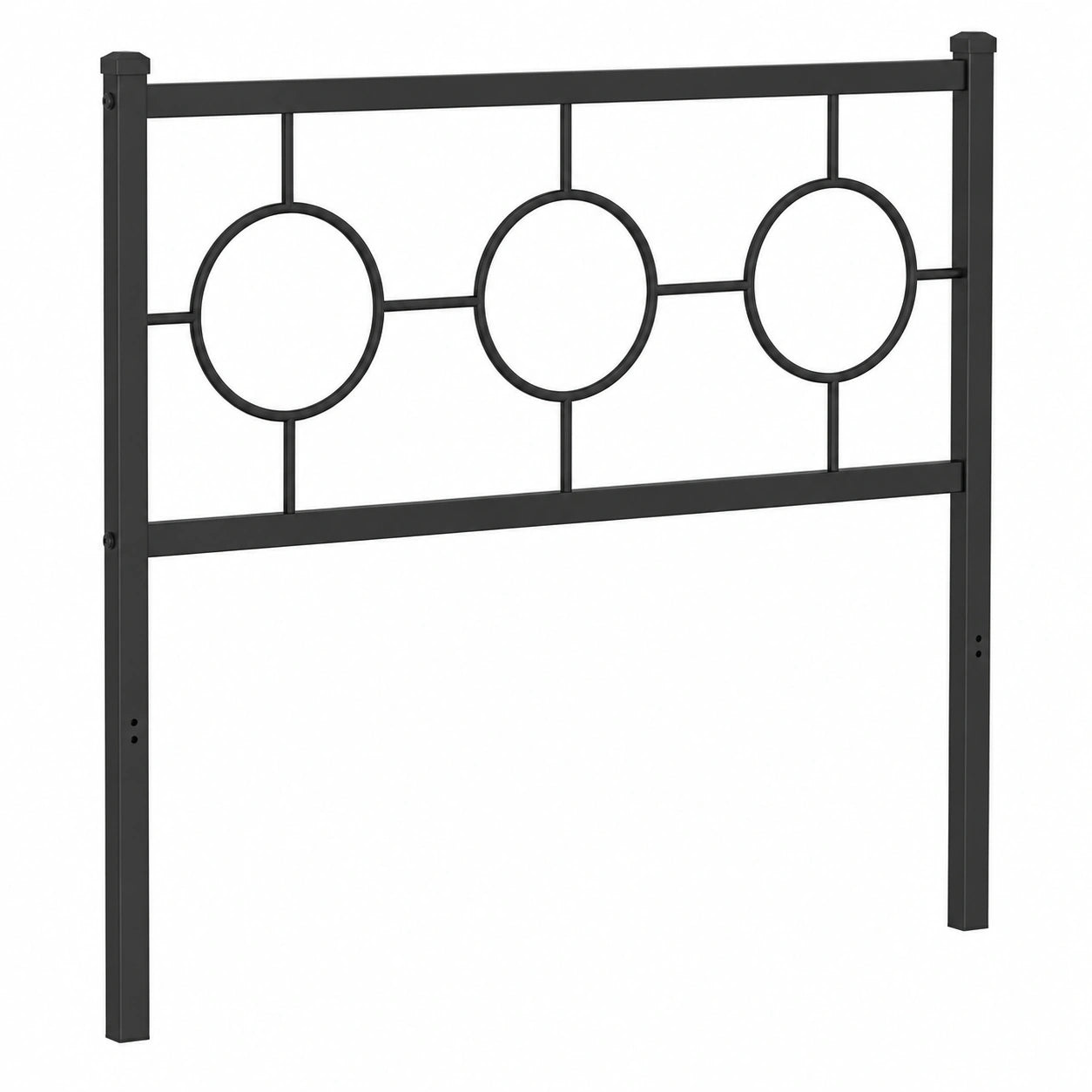 Cabecero Decorativo de Metal Negro para Cama de 90 cm
