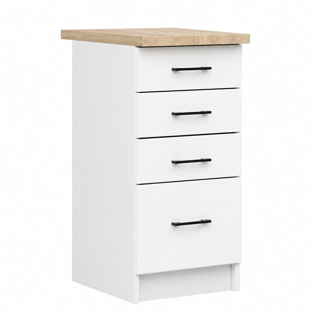 Mueble de Cocina Blanco con 4 Cajones, 46x40x85 cm