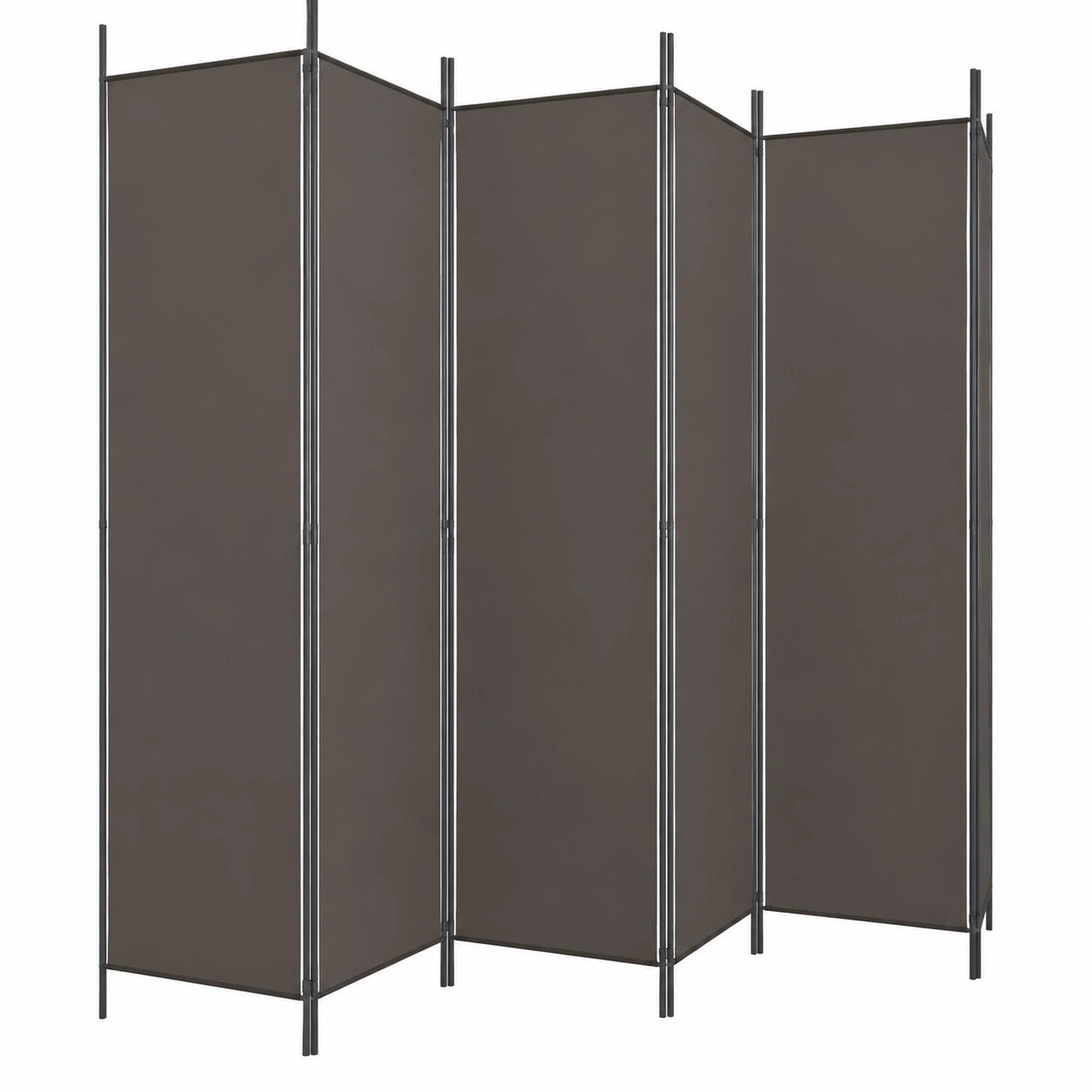 Biombo Separador de Habitaciones de 6 Paneles, 300 x 200 cm, Antracita