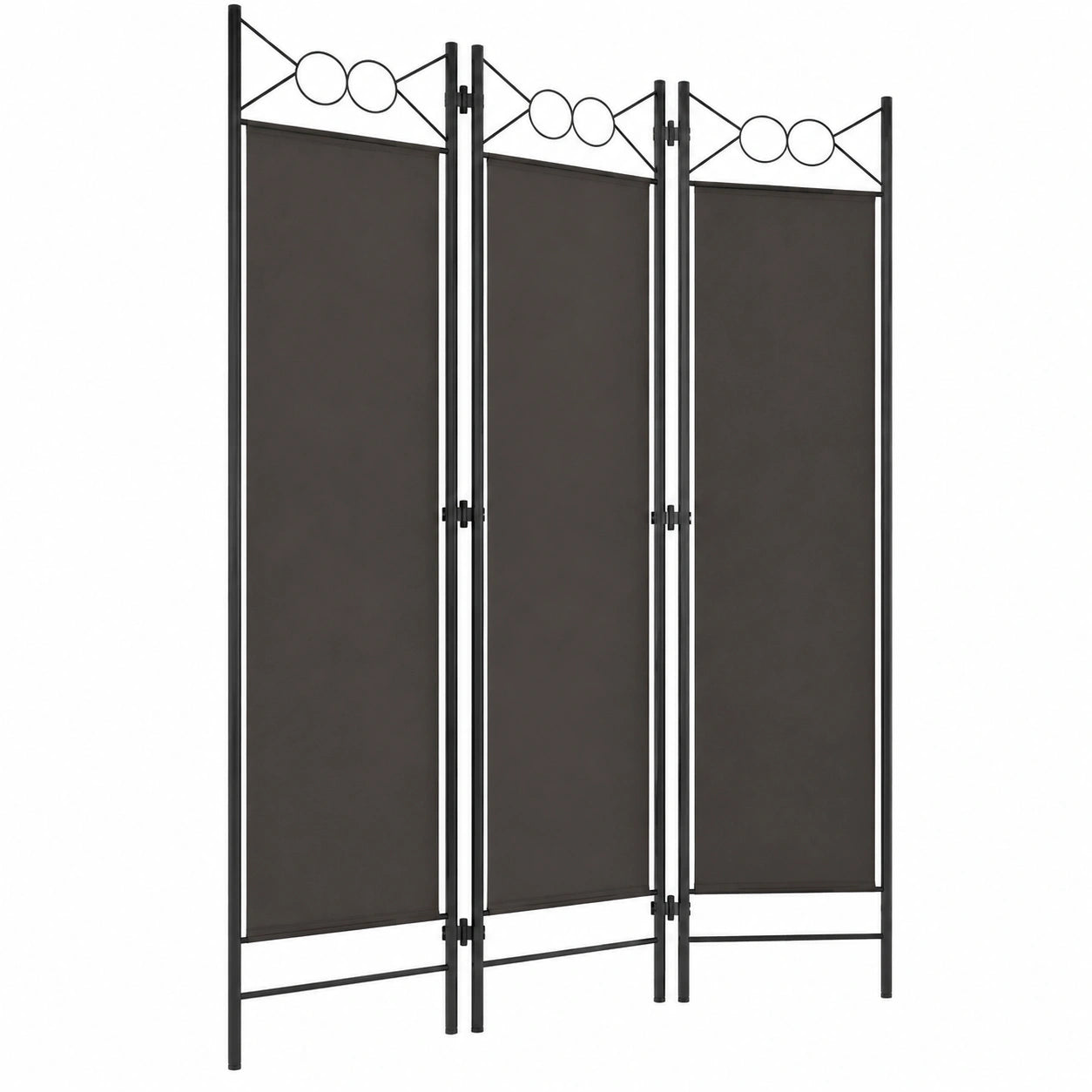 Separador de Ambientes de 3 Paneles, Antracita 120x180 cm, para Interior y Exterior