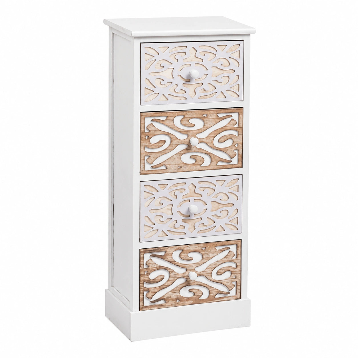 Cajonera de Madera Yelmes con 4 Cajones para Hogar