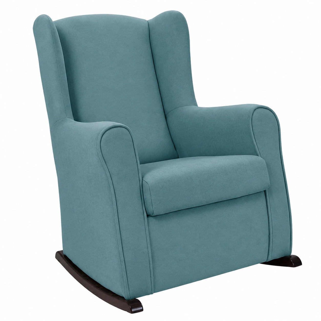 Sillón Mecedora Oporto Azul Antimanchas para Sala o Dormitorio