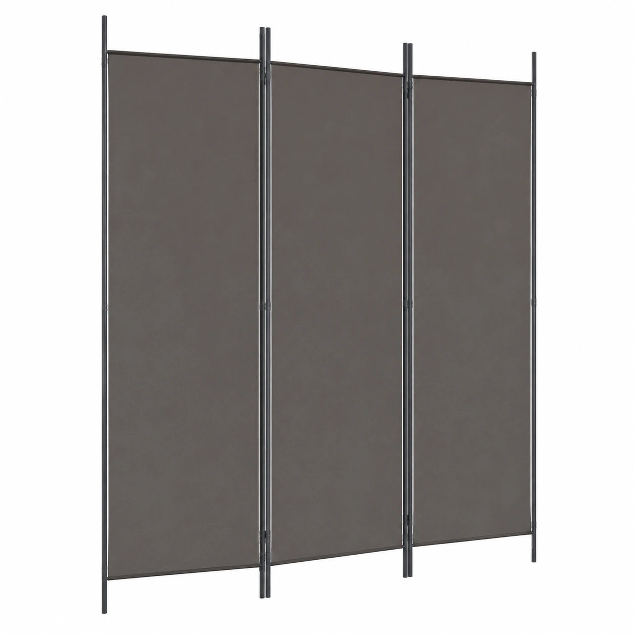 INLIFE Separador de Ambientes Antracita 5 Paneles 250x200 cm