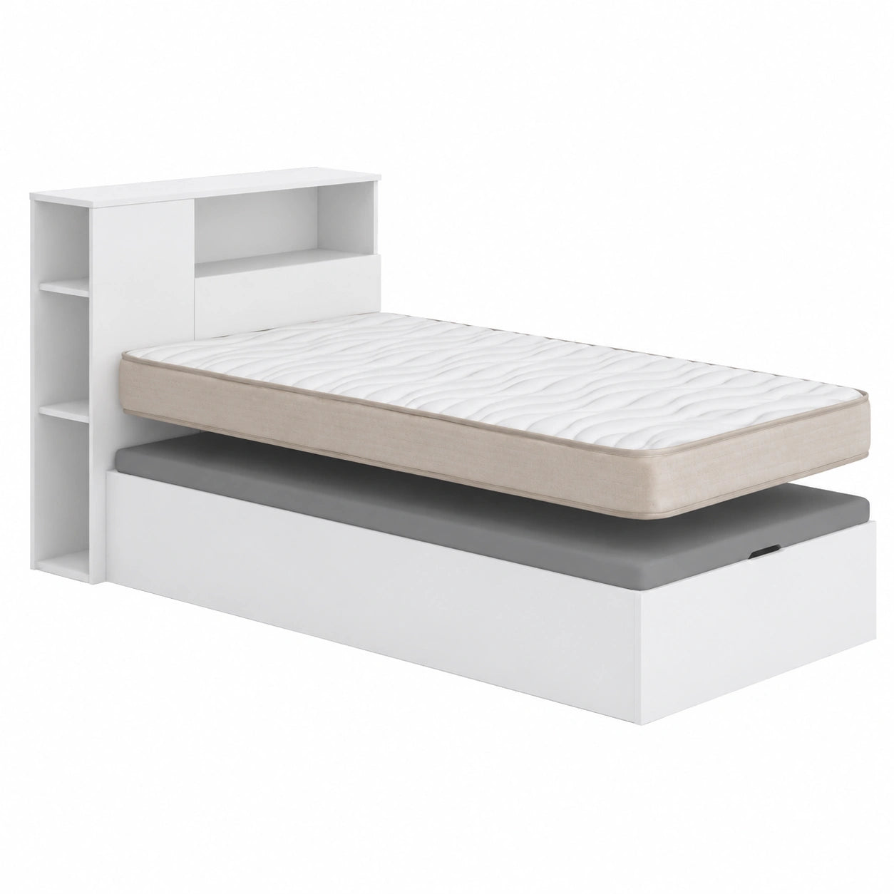 Conjunto Juvenil Cama Ten con Cabecero y Colchón Viscoelástico Nova 90x190 cm