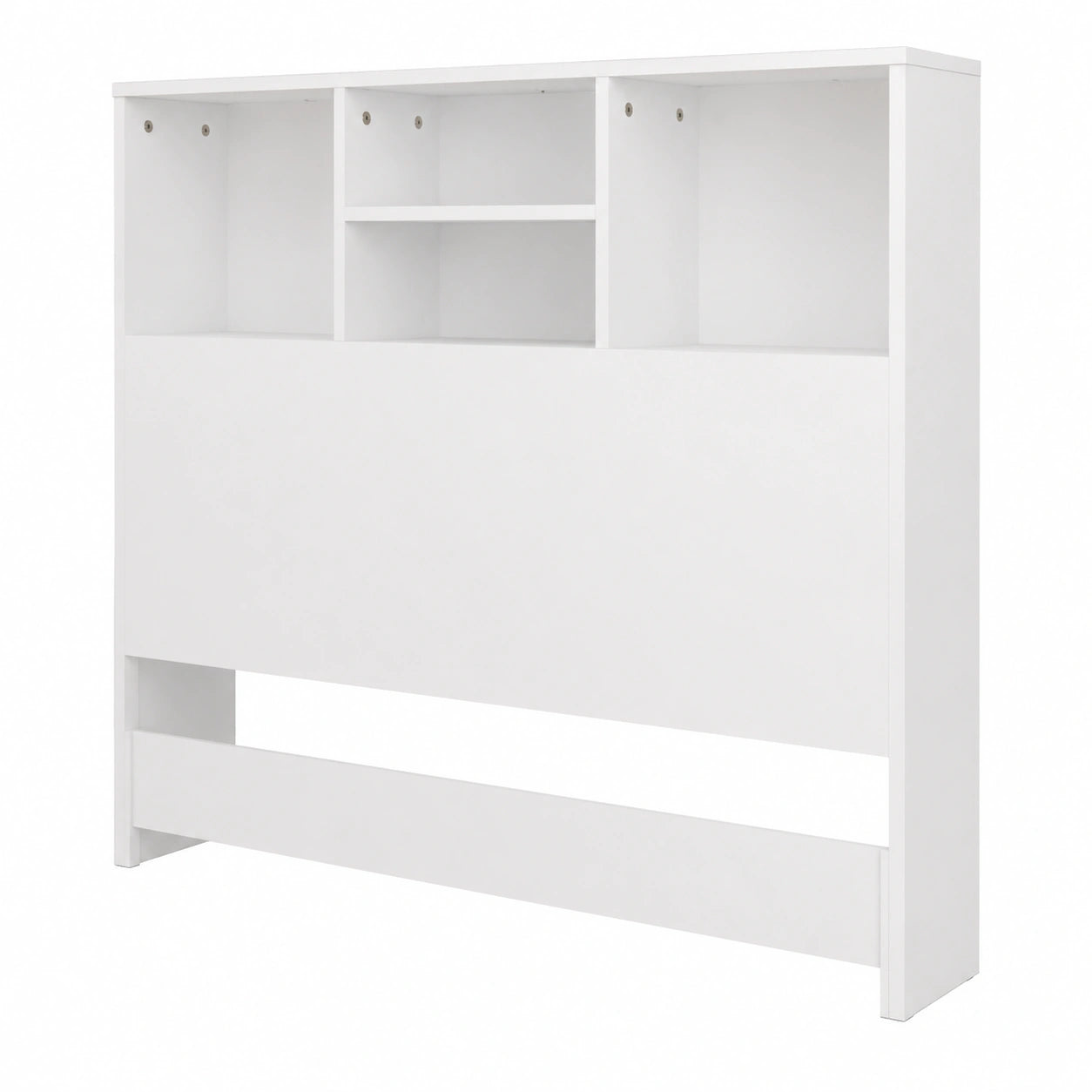 Cabecero Blanco con Almacenaje 100x19x103,5 cm para Dormitorio Moderno